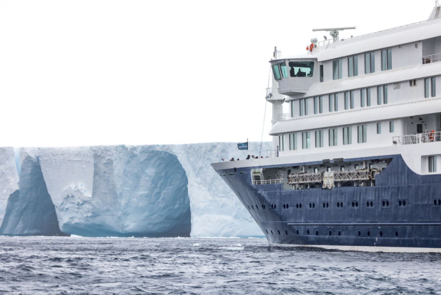 At sea, sailing towards Antarctica