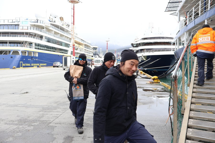 Ushuaia, embarkation day.