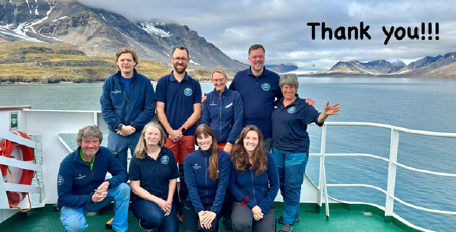 Longyearbyen, Disembarkation