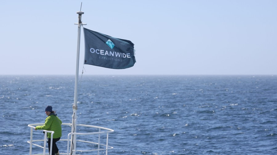 At sea, heading towards The Falkland