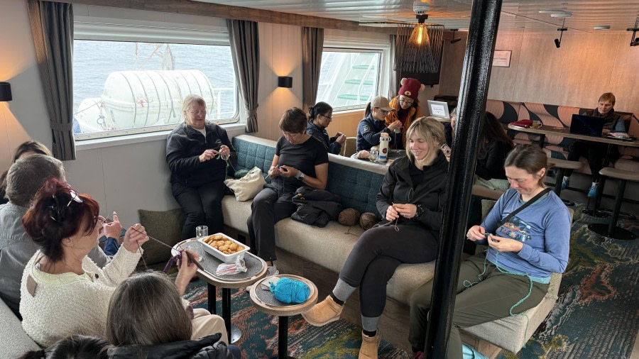 At sea, sailing towards Antarctica