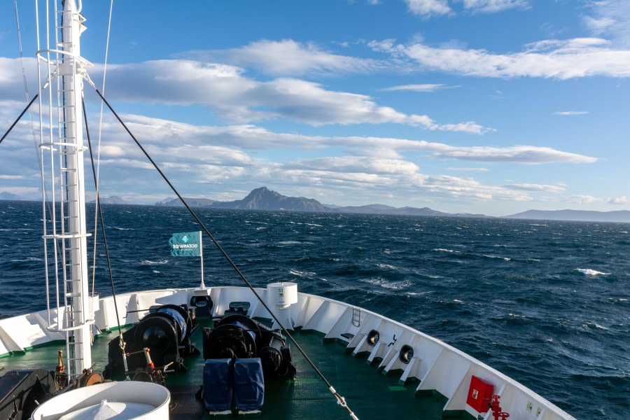 Nearing Cape Horn and the Beagle Channel