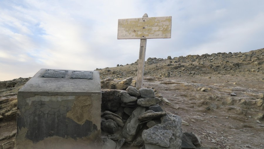 Penguin Point Seymour Island and Nordenskjold hut Snow Hill  Island