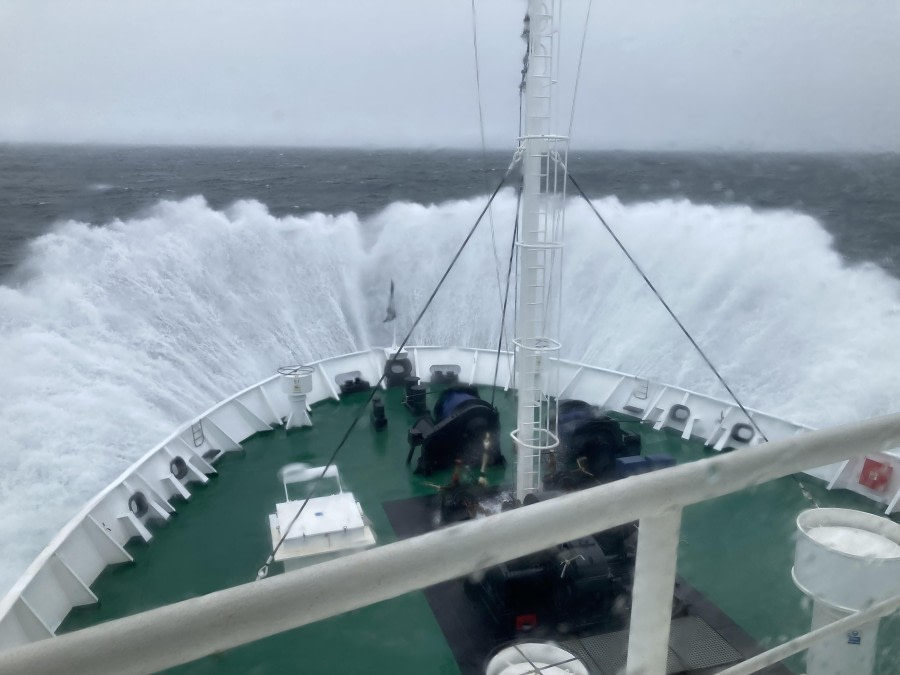 Storm on the way to Jan Mayen