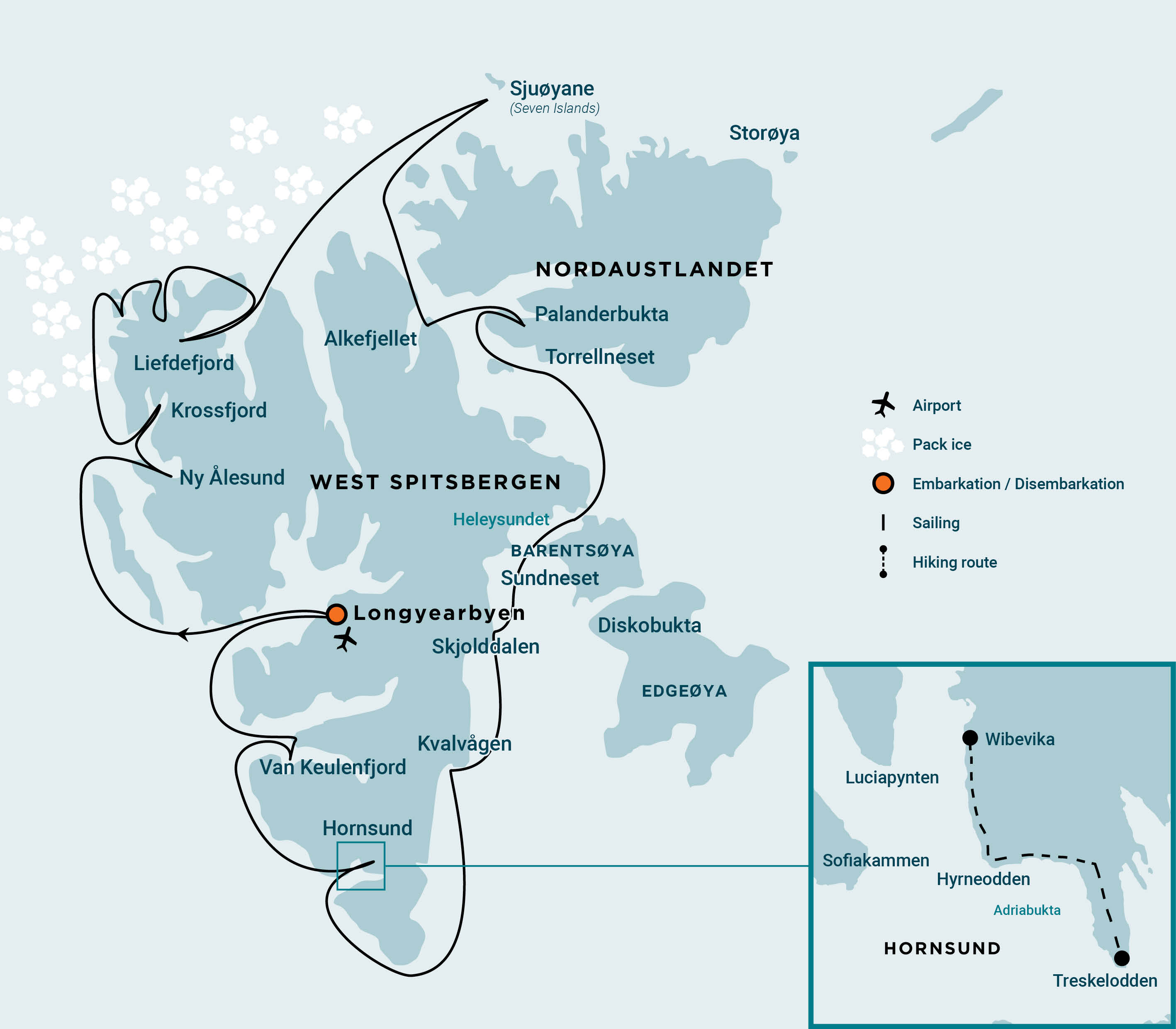 Around Spitsbergen, In the realm of Polar Bear & Ice Around Spitsbergen, In the realm of Polar Bear & Ice