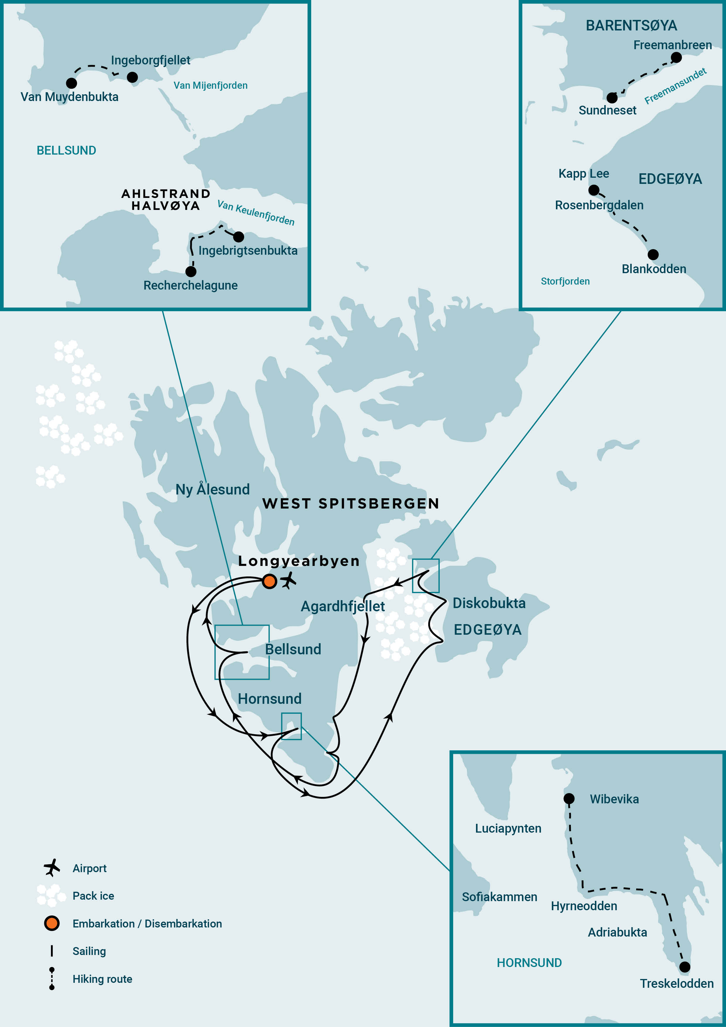 East Spitsbergen - Home of the Polar Bear, Including Long Hikes & Cleaning the Shores East Spitsbergen - Home of the Polar Bear, Including Long Hikes & Cleaning the Shores
