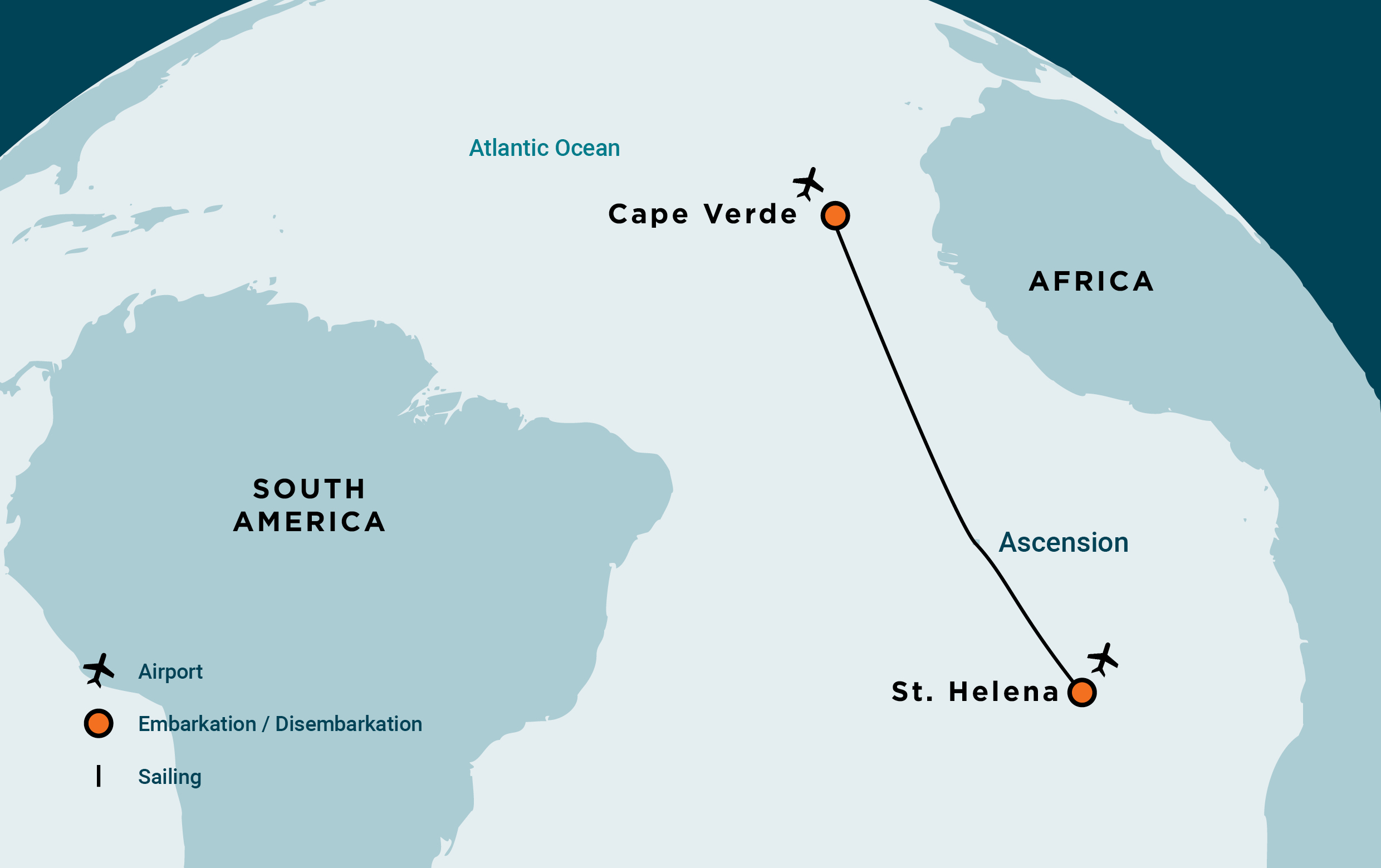 St. Helena to Cape Verde St. Helena to Cape Verde