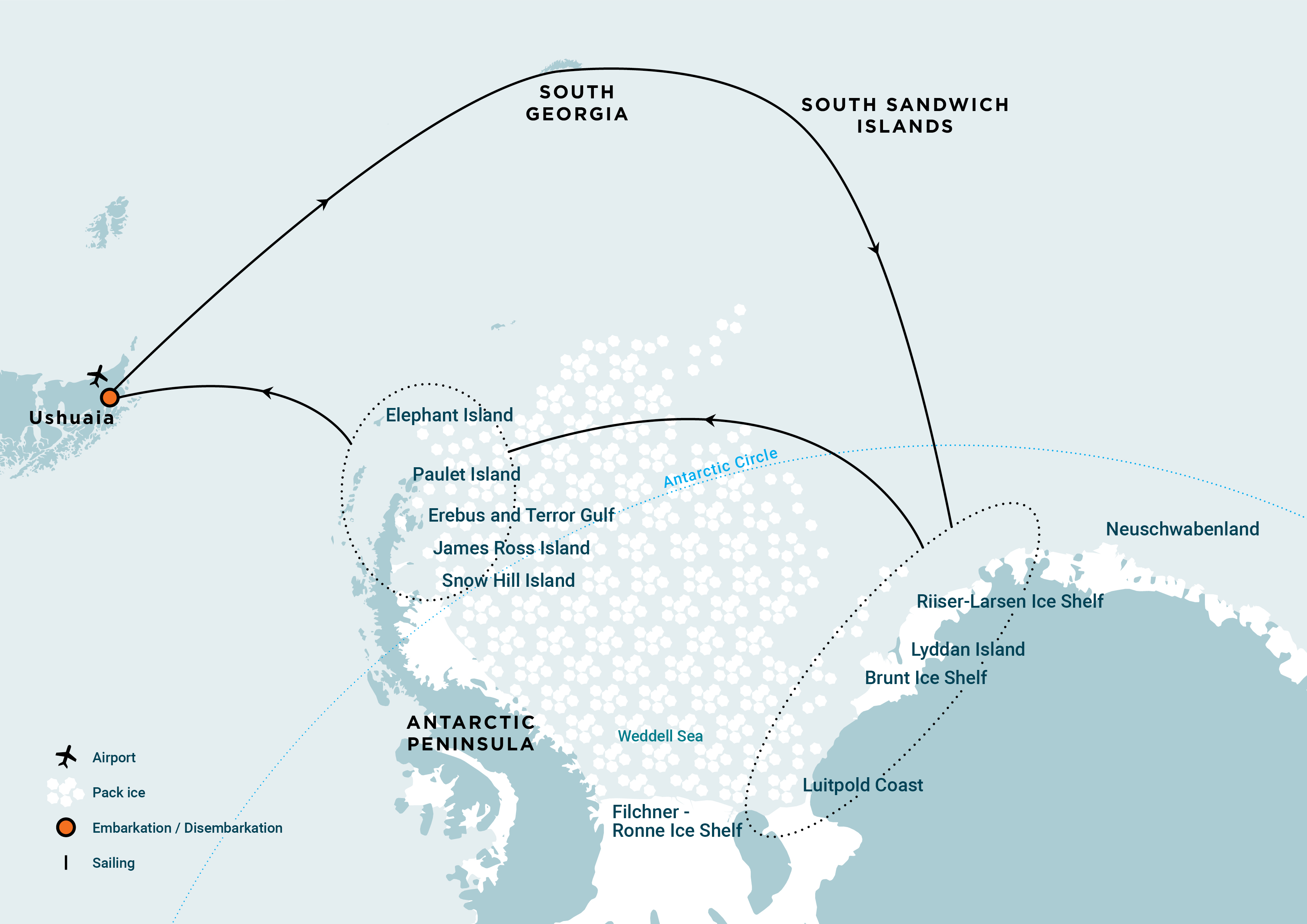 Remote Weddell Sea Explorer - incl. helicopters
