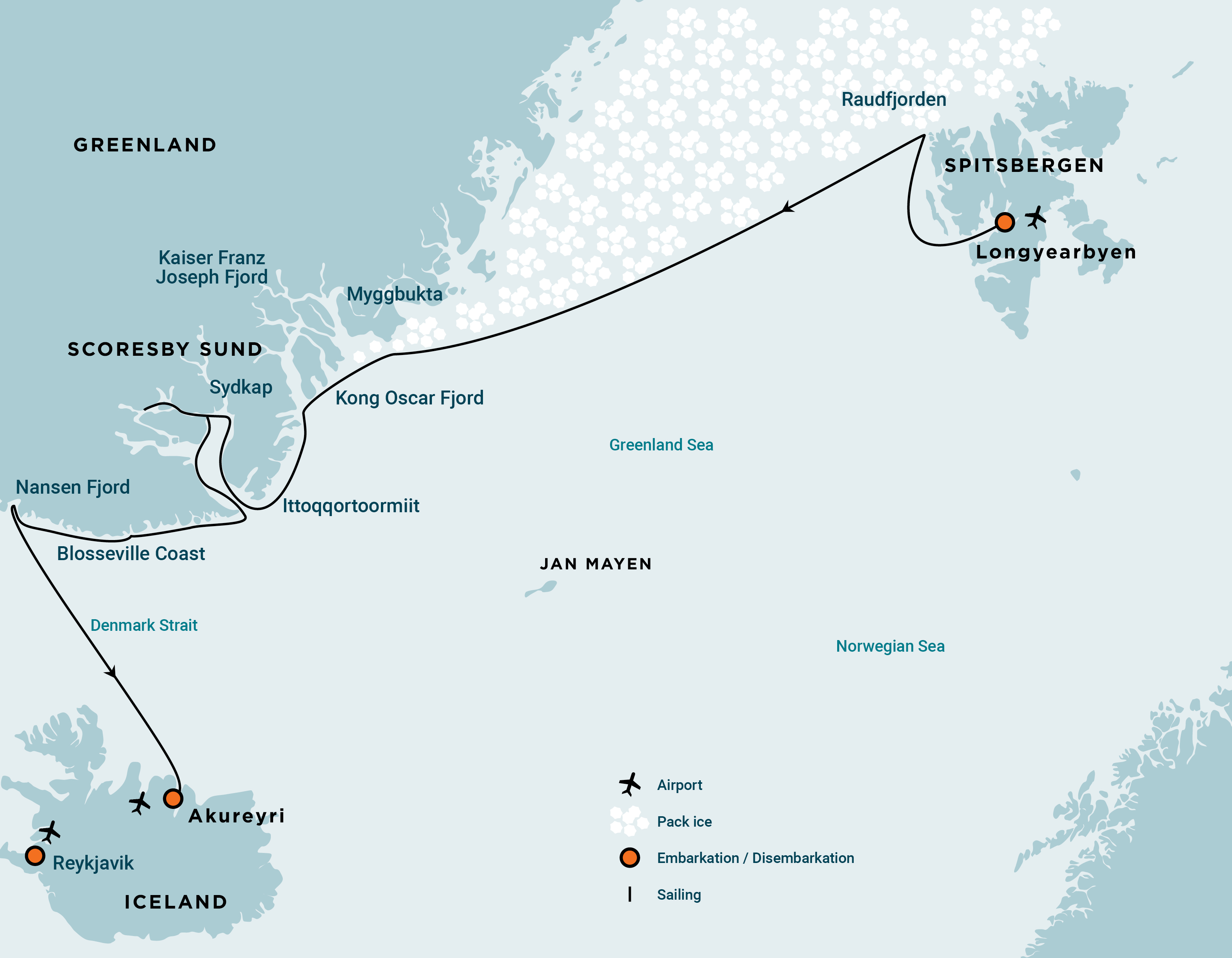 Spitsbergen - Northeast Greenland – Iceland Spitsbergen - Northeast Greenland – Iceland